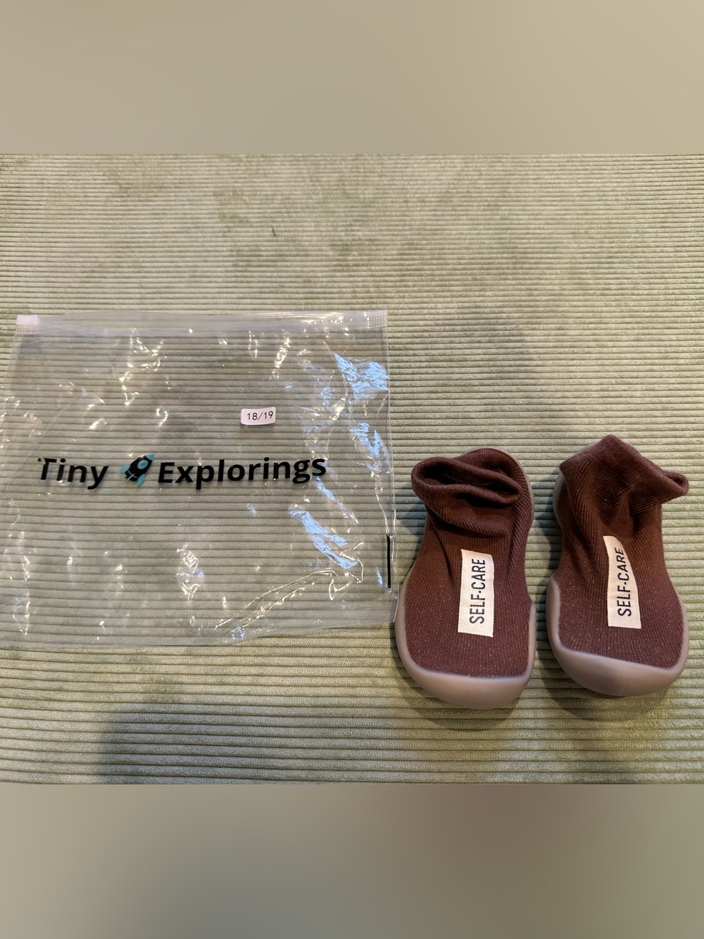 Brown Baby Sock Shoes – Soft Slip-On Walker Shoes